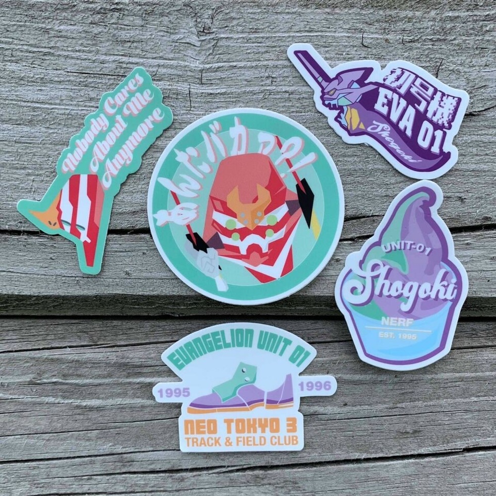SHOGOKI TWIST 初号機ツイスト EVANGELION STICKER PACK